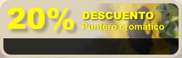 20%   DESCUENTO Puntero cromático