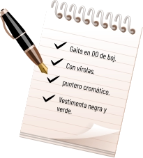 Gaita en DO de boj. Con virolas.  puntero cromático.  Vestimenta negra y verde.