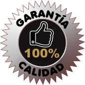 GARANTÍA CALIDAD 100%