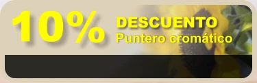 10%   DESCUENTO Puntero cromático